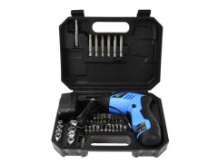 Akumulatorski vijačnik 3,6V 1300 mAh + 10 set orodja + kovček