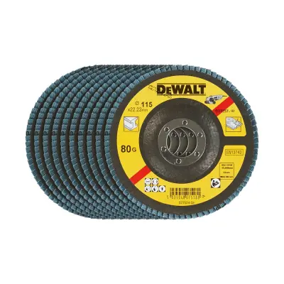 PLOŠČ. BRUS. Z LISTIČI 115MM GR.80, IZBOČ. 1KOS