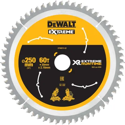 LIST ZA POTEZNO ŽAGO 250MMX30MM 60T FLEXVOLT