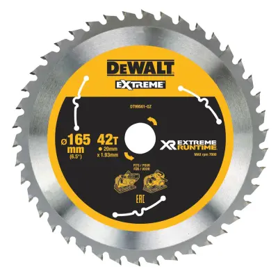 LIST ZA POTOPNO ŽAGO 165MMX20MM 42T FLEXVOLT