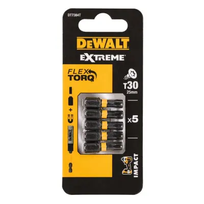 VIJAČNI NAST TORX 30/25 EXTREME ZA UDAR. VIJ. 5KOM