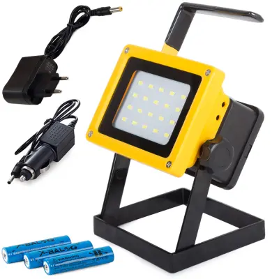Prenosni akumulatorski gradbeni LED SMD 100W reflektor