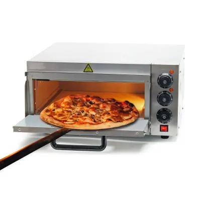 Inox 2000W peč za peko pic – kamnita plošča do 350°C