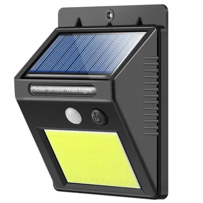 48 LED COB solarna stenska svetilka s PIR sezorjem gibanja