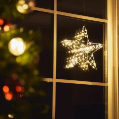LED božična okenska dekoracija zvezda 2