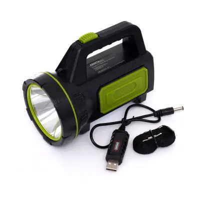 10W potovalna LED akumulatorska svetilka 8Ah T6 + powerbank