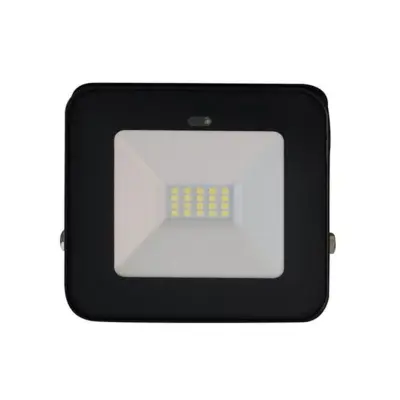LED reflektor zunanji črn IP65 20W 6500K + senzor detektor gibanja