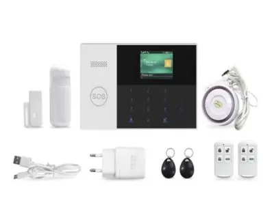 Brezžični WIFI GSM/GPRS alarmni sistem z LCD 105 4G