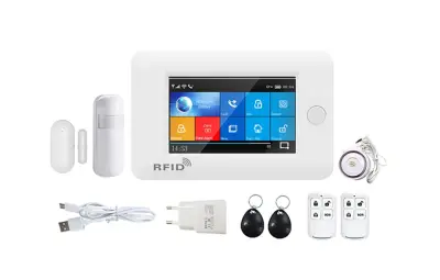 Brezžični WIFI GSM/GPRS alarmni sistem z LCD 106 4G