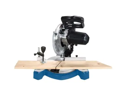 Zajeralna preklopna namizna žaga z laserjem