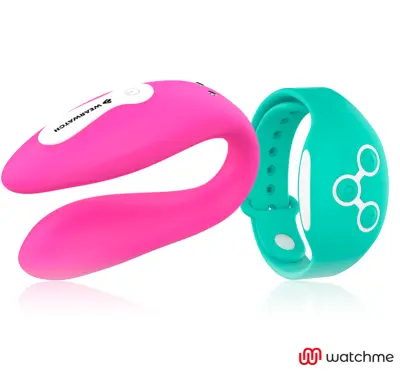 VIBRATOR ZA PARE Wearwatch Watchme Fuchsia/aquamarine