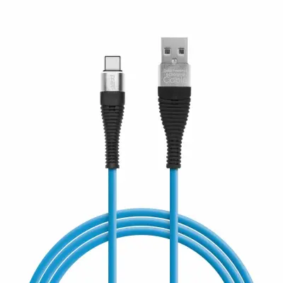 Kakovosten podatkovni USB-C PVC kabel 1m 2A več barv