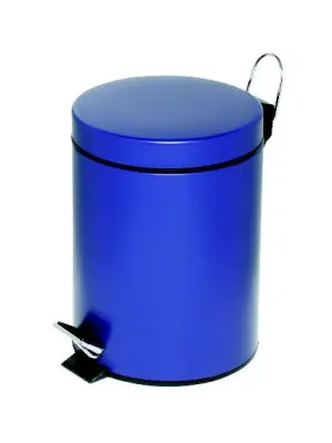 ALCO Koš za smeti s pedalom, 5l, moder
