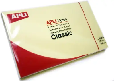 APLI Blok samolep. lističev, 125 x 75 mm 100 lističev