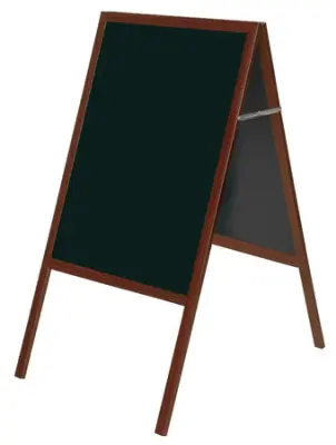 Tabla za stojalo s kredo (60X120CM, ČRNA)