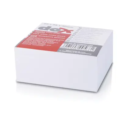 OFFICE PRODUCTS Kocka blok lepljena 85x85mm bela