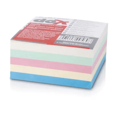OFFICE PRODUCTS Kocka blok lepljena 85x85mm pastel