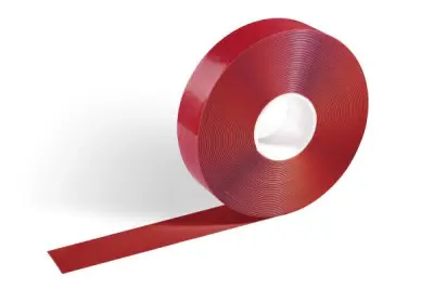 Durable Trak za označevanje tal DURALINE® STRONG rdeč, 50 mm x 1,2 mm x 30 m
