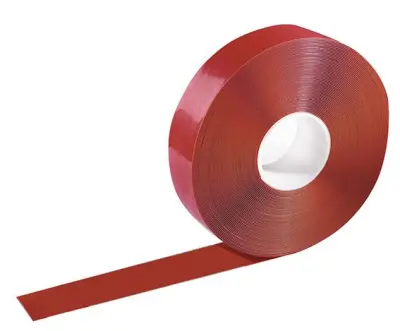Durable Trak za označevanje tal DURALINE® rdeč 50 mm x 0,5 mm x 30 m