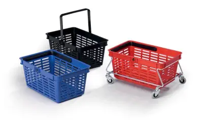 Durable Nakupovalna košara 19l rdeča