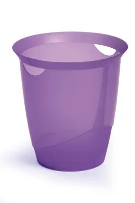 Durable Koš za smeti TREND prosojno lila