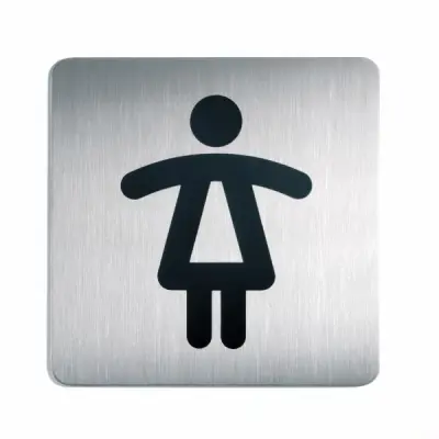Durable Piktogram - ženski WC (4956) 150x150mm