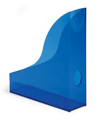 Durable Stojalo za revije BASIC prosojno modro