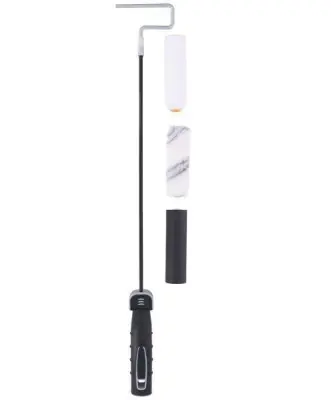 Gibljiv ročaj za pleskanje za radiatorji 68cm + 3x valj