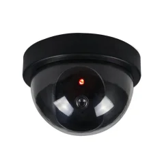 Črna lažna kamera z LED – dome