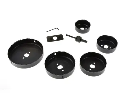 Set kronske žage za mavčne plošče in les 64-127mm