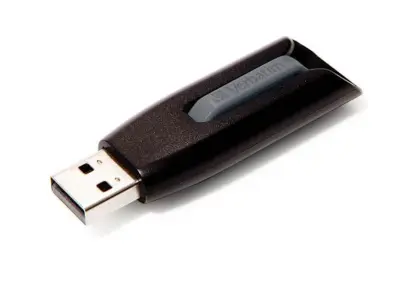 VERBATIM V3 64GB USB 3.2 Gen 1 črn USB ključek