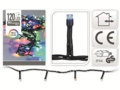 Novoletne lučke 120 LED RGB barvne 9m