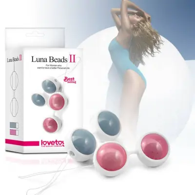 VAGINALNE KROGLICE Luna Beads II - Sive