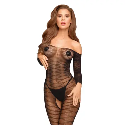 BODYSTOCKING Penthouse Dreamy Diva Black-črna-XL