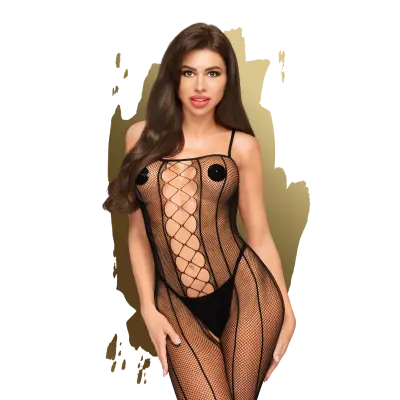 BODYSTOCKING Penthouse Dropdead Tasty Black-črna-Enotna S/L
