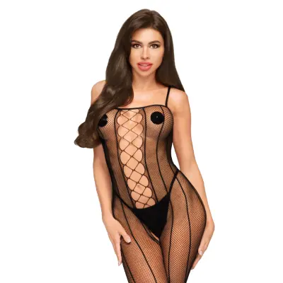 BODYSTOCKING Penthouse Dropdead Tasty Black-črna-XL