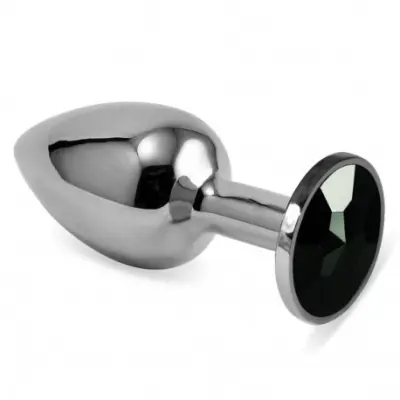 ANALNI ČEP Lovetoy Rosebud Classic Silver Black