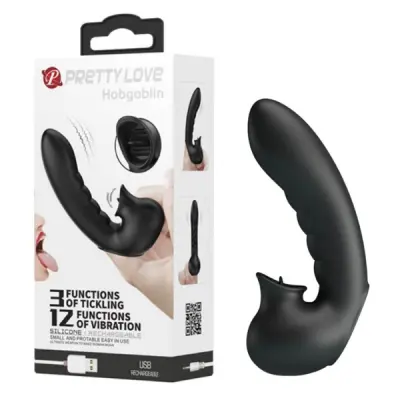 NAPRSTNI VIBRATOR Pretty Love Hobgoblin Black