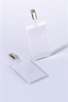 Durable Identifikacijske kartice 90x60mm (8107) 25 kos, proz.,sponka krokodil obešanka
