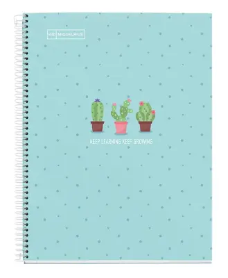 MiquelRius Zvezek A5, črtast, 80-listni, 90g,KAKTUS karton, moder