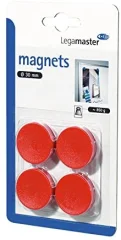 Magneti okrogli za table , 30mm , rdeči, 4 kosi v kompletu