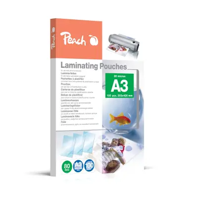 Žepki za plastificiranje A3 80um 100/1 Peach 510360