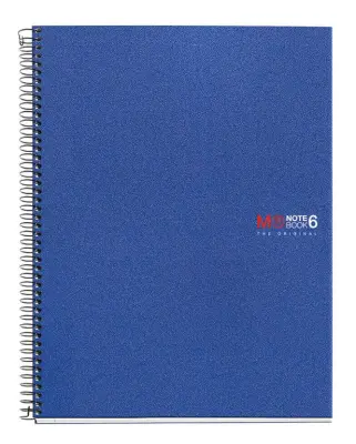 MiquelRius Zvezek A5, črtast, 150-listni, 70g, BASIC, PP, moder