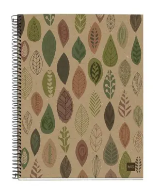 MiquelRius Zvezek A5, brezčrtni, 120-listni, 80g, RECYCLED ECO, recikliran karton
