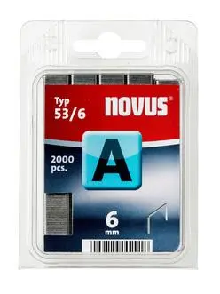 Novus Sponke za tapetniški spenjač Tip A 53/6, 2000 kos