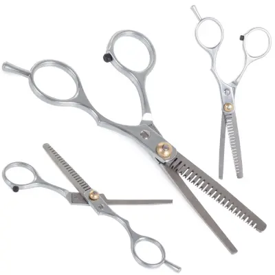 Inox frizerske škarje 150mm za redčenje las ravne