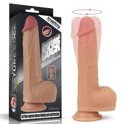 VIBRACIJSKI PENIS Lovetoy Rotating Nature Cock 8,5