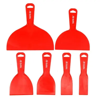 Set 6 plastičnih modelarskih gladilk