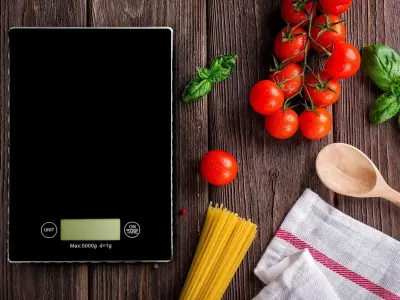 Kuhinjska tehtnica steklena 1g do 5kg z LCD