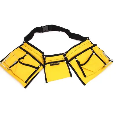 Pas za orodje 10 žepov + 2 obroča